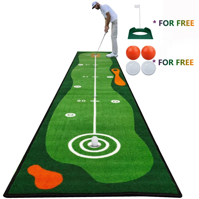 Crestgolf Golf Mat - Putting Green for Indoor/Outdoor Long-Hitting Practice Mat