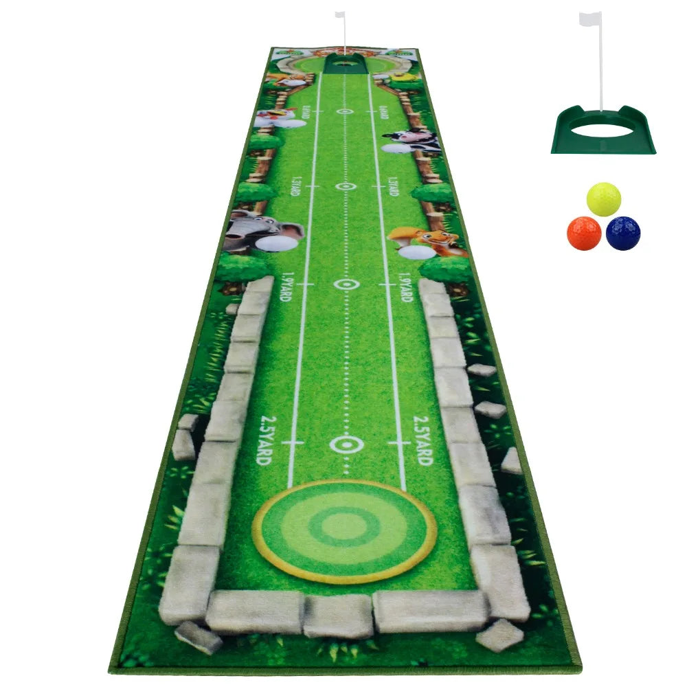 Crestgolf Golf Mat - Putting Green for Indoor/Outdoor Long-Hitting Practice Mat