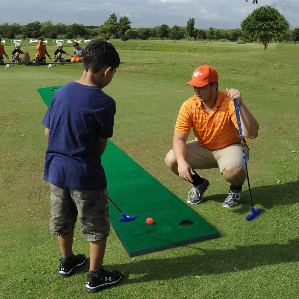 Crestgolf Golf Mat - Putting Green for Indoor/Outdoor Long-Hitting Practice Mat