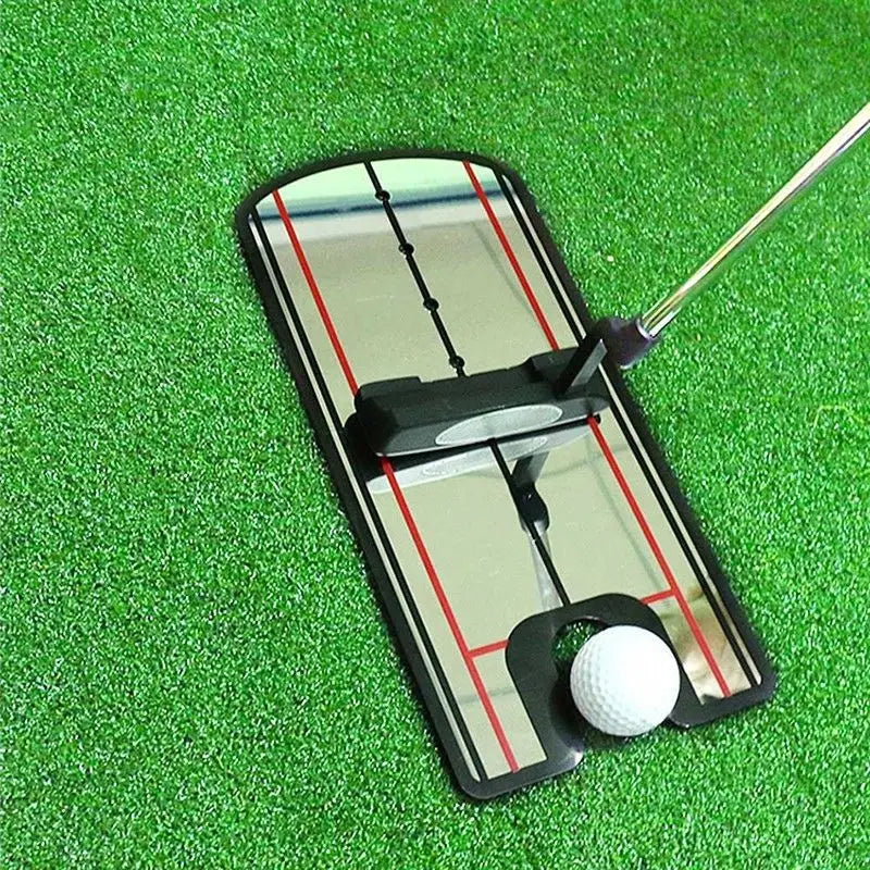 Golf Putting Practice Mirror - Alignment Training Aid, Eye Line Tool