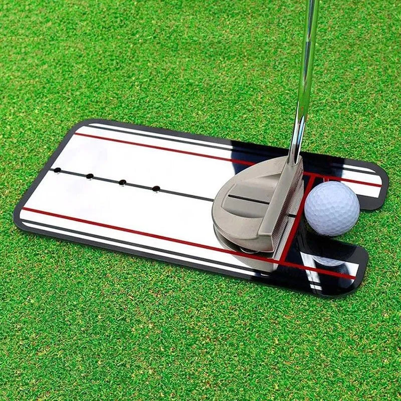 Golf Putting Practice Mirror - Alignment Training Aid, Eye Line Tool