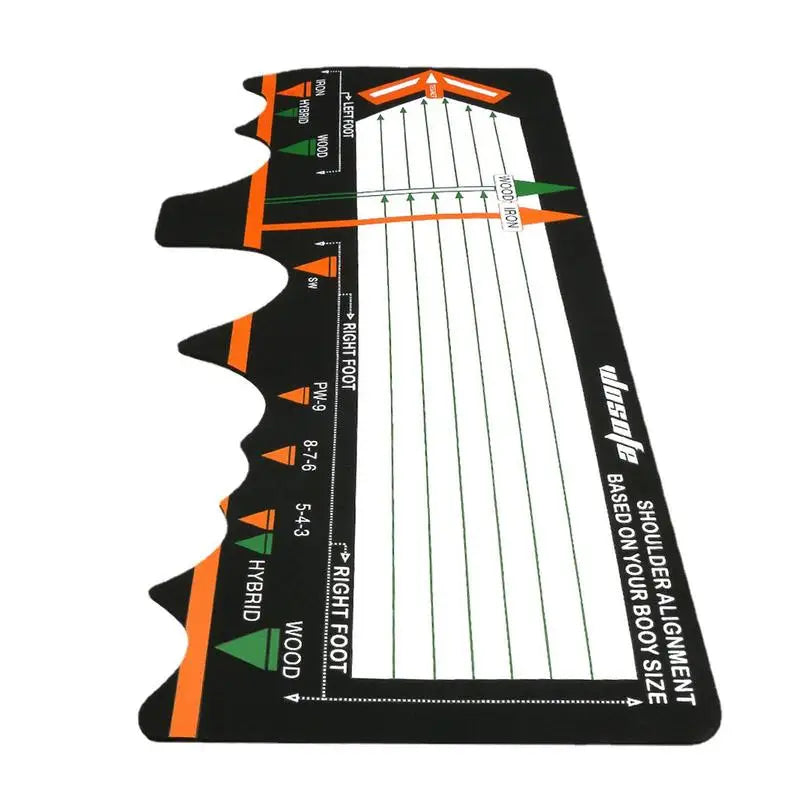 Portable Golf Swing Standing Mat - Position Correction Trainer