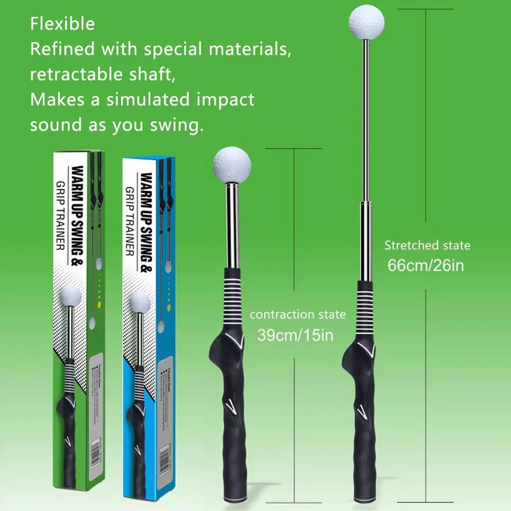 Golf Swing Practice Stick Telescopic Swing Trainer