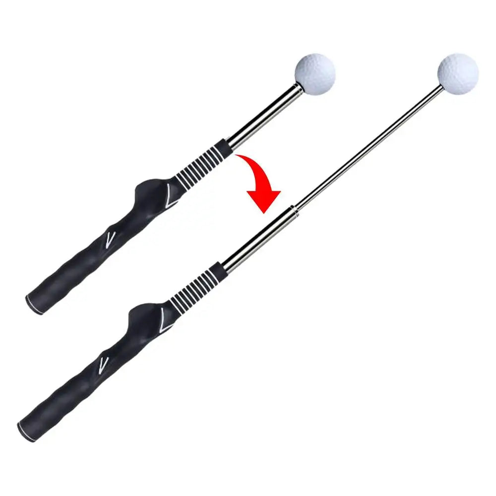 Golf Swing Practice Stick Telescopic Swing Trainer