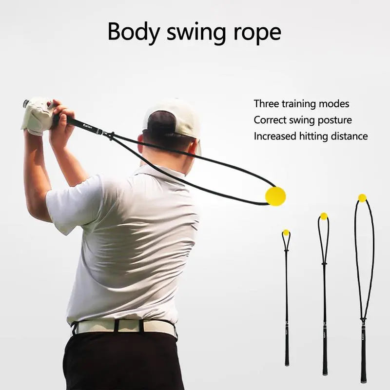 Adjustable Golf Swing Practice Rope - Golf Swing Trainer