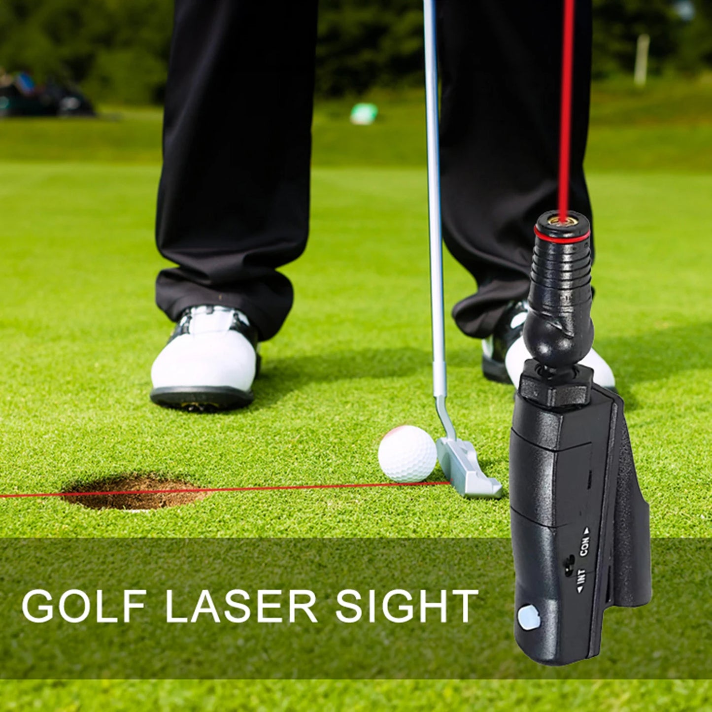 Golf Putter Laser Sight Set With Tripod Protection Box