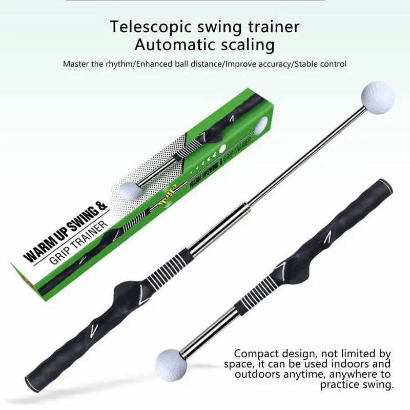 Golf Swing Practice Stick Telescopic Swing Trainer