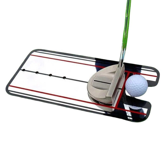 Golf Putting Practice Mirror - Alignment Training Aid, Eye Line Tool